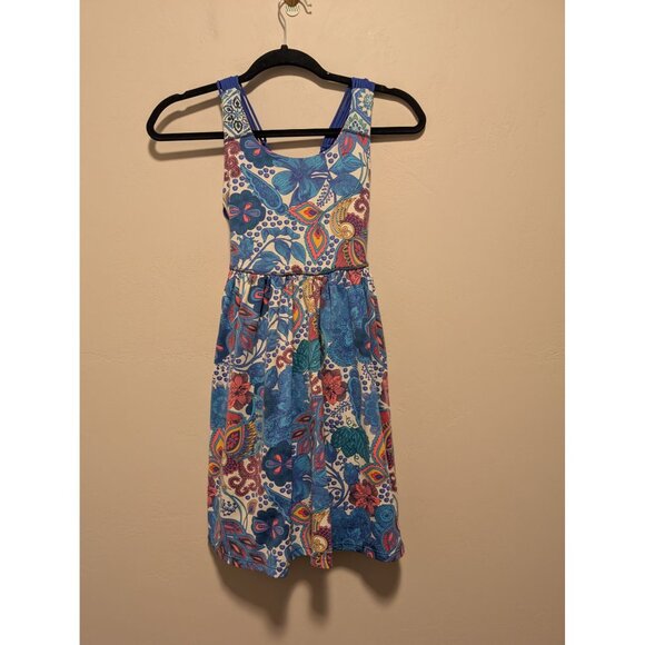 Maaji Short Strappy Back Dress resort Vacation Floral - Picture 1 of 3